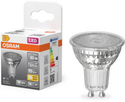 OSRAM GU10 LED 6, 1W, 575 lm, 2700 K, melegfehér, áttetsző üveg-80 W izzó helyett - Star Spot PAR16 (4099854457388)