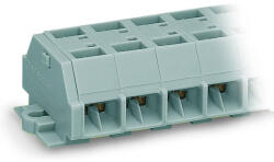 Wago 4 vezetékes kapocssáv 2 pólusú, szürke (261-252) (261-252)