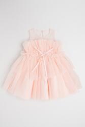 Abel & Lula A-vonalú virágmintás ruha, Pasztellrózsaszín, 140 CM (5036-051-10Y)