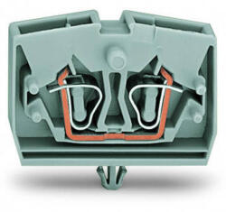 Wago 2 vezetékes sorkapocs nyomógombok nélkül, szürke (264-311) (264-311)