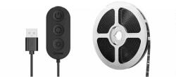 Govee H61780A1 RGB LED TV-szalag, 5 W, 5 V, kompatibilis 46-60" tévékkel, 2, 4 GHz-es Wi-Fi, Bluetooth, Govee Home alkalmazás (H61780A1)