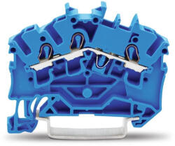 Wago 3 vezetékes átmenő sorkapocs, kék (2002-6304) (2002-6304)