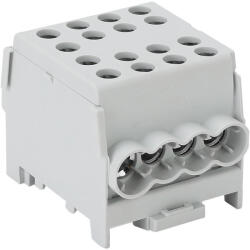 Tracon főáramköri leágazó kapocs, sínre szerelhető, szürke 6-35mm2, 125A FLECU-35-25-4 (FLECU-35-25-4)