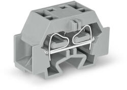 Wago 4 vezetékes sorkapocs nyomógombok nélkül, szürke (262-341) (262-341)