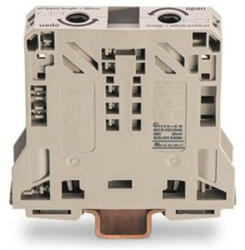 Wago 2 vezetékes átmenő sorkapocs50 mm2, világosszürke (285-950) (285-950)