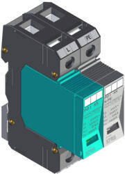 KIWA PO I 1+1 280V túlfeszültség levezető 12, 5kA T1+T2+T3 (B+C+D) 81.009 KIWA (81.009) - lumenet