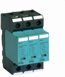 KIWA PO I 3 280V túlfeszültség levezető 12, 5kA T1+T2 (B+C) 81.003 KIWA (81.003) - lumenet