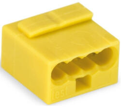 Wago vezeték összekötő 4-es sárga (243-504) (243-504)