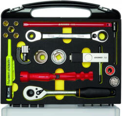 HAUPA Brinko Fürdőszoba szerelőkészlet, de Luxe, 16 részes, 1/2 coll 677-1 (677-1)