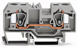 Wago 2 vezetékes átmenő sorkapocs 10 mm2, narancssárga (284-902) (284-902)