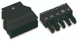 Wago 770-105 5 pólusú csatlakozó aljzat házzal (770-105)