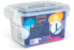 Globiz International Kft Fényfüzér - 30 m - színes - 600 LED - 220-240V - 6W - zöld kábel (59769)