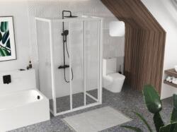 RAVAK Supernova ASDP3+APSS+APSS zuhanykabin szatén, transparent (00VG0UR2Z1+94040UR2Z1+94040UR2Z1)