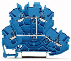 Wago emeletes sorkapocs4 vezetékes átmenő sorkapocs, kék (2002-2209) (2002-2209)