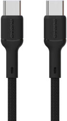 Dudao Cablu de date Dudao L9C, USB-C/USB-C, 65W, 2 m, Negru (6976625334544)