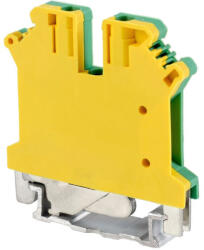 Tracon Védővezető ipari sorozatkapocs, csavaros, sínre, zöld/sárga 0, 2-2, 5mm2, 32A TSKA2.5JD Tracon (TSKA2.5JD)