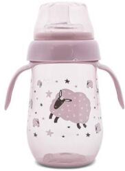 Lorelli Biberon Lorelli Anticurgere cu Toarte si Gat Larg 6 Luni+ 250 ml My Friend Mellow Rose (1020009 0005)