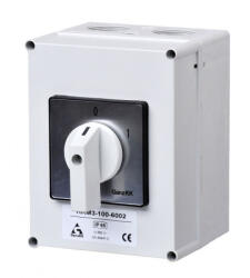 Ganz KKM3-100-6002 BE-KI kapcsoló, tokozott kézikapcsoló 100A, IP65, 3P, Ganz (541-0006-002)