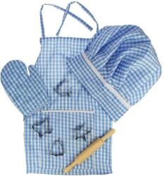 Bigjigs Toys Детски готварски комплект Bigjigs - За обличане, син (BJ610) - ozone