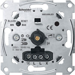 Schneider Electric Merten Inserts - MTN5134-0000 -Forgatógombos LED fényerőszabályzó, 4-200 VA (MTN5134-0000)