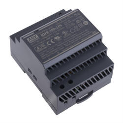 MEAN WELL DIN sínre pattintható tápegység, Vin: 85-264VAC 120-370VDC, Vout: 24 VDC (0-4, 2A), P: 100W Mean Well HDR-100-24N (HDR-100-24N)