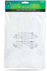 Family Halloween-i foszforeszkáló dekoráció - csontváz - 90 x 40 cm (56545B) - lumenet