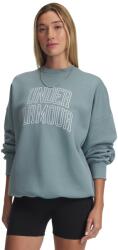 Under Armour Női szabadidős cipzár nélküli pulcsi Under Armour RIVAL FLEECE OS VARSITY CREW W zöld 6007880-323 - L