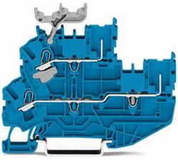 Wago 1 vezeték/1 tűs, emeletes sorkapocs Átmenő/átmenő sorkapocs, kék (2022-2204) (2022-2204)
