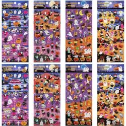 Karll 8 db-os szett Lemeso Halloween matricákkal, többszínű, műanyag, 22 x 9, 5 cm (SX001E3GEYV)