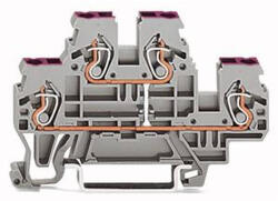 Wago emeletes sorkapocs 4 vezetékes átmenő sorkapocs, kék (870-509) (870-509)