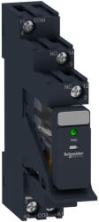 Schneider Electric Harmony Electromechanical Relays - RXG13BDPV - RXG Interfész relé foglalattal, 1CO, 10A, 24VDC, LED (RXG13BDPV)