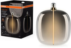 OSRAM E27 LED 4, 8W, 100 lm, 1800 K, candlelight, dimmelhető, füstszínű üveg-10 W izzó helyett - Magnetic Vintage dim Classic Oval W187 Smoke filament (4058075836464)
