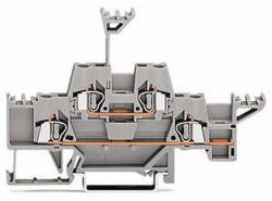 Wago emeletes sorkapocs átmenő/átmenő sorkapocs, szürke/szürke (280-543) (280-543)