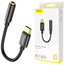 Baseus Audio Adapter USB Type-C 3, 5 mm L54-hez, 0, 09 m, CATL54-01, fekete