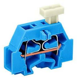 Wago 2 vezetékes sorkapocs megfelelő Ex i alkalmazásokhoz nyomógombbal az egyik oldalon, kék (261-304/331-000) (261-304/331-000)