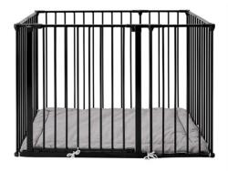 Babydan Supreme olaf rectangle járóka és térkorlát matraccal fekete bd79116-10600-1300-10