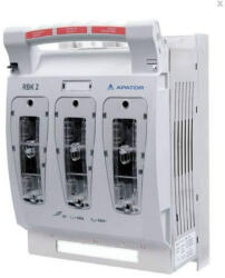 Apator Szakaszoló biztosíték vízszintes 400A, 3f szerelőlapra, M csatlakozás APATOR RBK-2, 63-811685-011 (RBK 2 PRO)