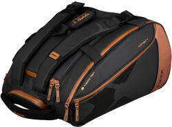 NOX Luxury Open Series Black/Brown Padelbag Táska teniszütőhöz