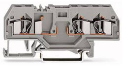 Wago 3 vezetékes dugaszolható alapsorkapocs szürke (281-610) (281-610)