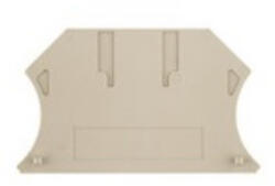 Weidmüller Sorkapocs véglap W sorozathoz WAP WDU/WTR4/ZR, bézs, 1905070000 Weidmüller (1905070000)