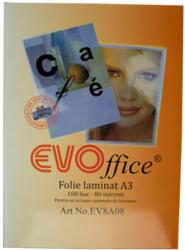 EVOffice lamináló fólia, 80 mikron, 100 db, A3 (EV8A08)