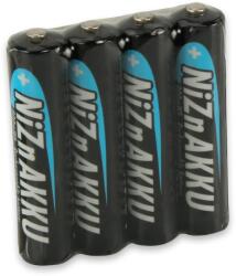 ANSMANN újratölthető akkumulátor készlet, Aaa 1.6v nizn, 550mah, 4db (1321-0001)