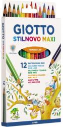 GIOTTO Színes ceruza 12 szín/doboz, GIOTTO Stilnovo Maxi (GT-000225900)