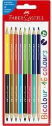 Faber-Castell 1161974 Faber-Castell: Bicolor színes ceruza szett 8db-os