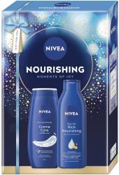 Nivea Készlet: NIVEA Creme Care tusfürdő, 250 ml + NIVEA Rich Nourishing testápoló tej, 250 ml