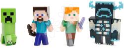 Jada Toys Figurină colecție Minecraft 4-Pack Jada din metal 4 feluri înălțime 6 cm (JA34337314R00) Figurina