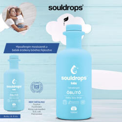 souldrops baby boy drop hipoallergén-szenzitív öblítő - 1000ml
