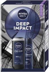 Nivea Készlet: NIVEA MEN Deep tusfürdő, 250 ml + NIVEA MEN Deep dezodor spray, 150 ml