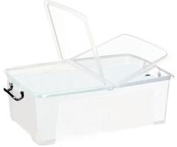 CEP Strata műanyag tárolódoboz fedéllel, 50 l