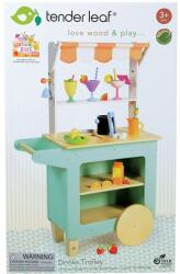 Tender Leaf fa játékszett - Italoskocsi